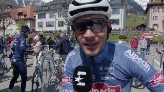 Gianni Vermeersch  Interview at the start  Stage 1  Tour de Romandie 2024 [upl. by Anitrebla]