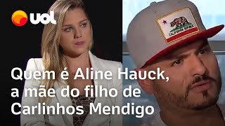 Carlinhos Mendigo preso Quem é Aline Hauck mãe do filho do humorista que deve R 246 mil em pensão [upl. by Mcclenaghan265]