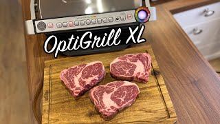 Tefal OptiGrill XL GC722D  Ribeye Steaks perfekt gegrillt [upl. by Bertelli]