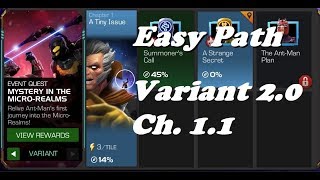 Variant 20  EASY PATH  Chapter 11  Mystery in the Micro Realm  Marvel Contest of Champions [upl. by Brittaney]