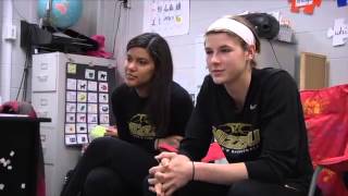 MICD UP Womens Hoops reads to school kids [upl. by Groveman]