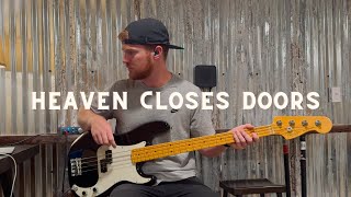 Heaven Closes Doors  Gable Price and Friends  BASS COVER [upl. by Le510]