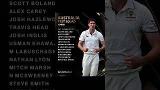 Aussies are ready with their squad🔥🔥 bgt indvsaustest youtubeshorts cricket viratkohli shorts [upl. by Aryl]