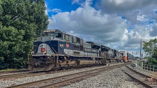 Railfanning between Greensboro amp Thomasville Feat NS 1070 NS 5642 amp A Whiteface Leader [upl. by Burnie]