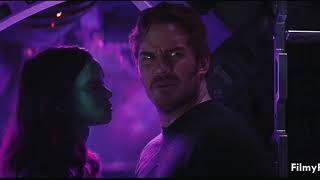 Starlord kiss gamora funny scene in hindi  Avengers infinity war [upl. by Merkle]