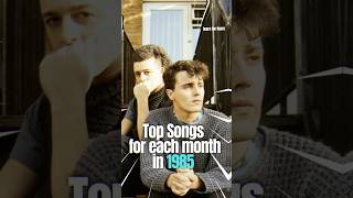 Top Songs each Month in 1985 top10 top10hits 80smusic [upl. by Einehpets]