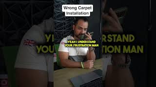 Carpet installation gone horribly wrong homerenovation fail gonewrong realestate wholesaling r [upl. by Nyvek]