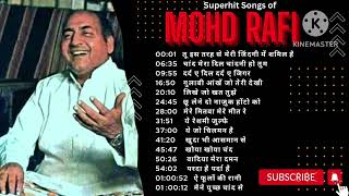 Mohammad Rafi  Collection of All Time Superhit Songs Of Mohammad Rafi Jukeboxlovesong bollywood [upl. by Merralee548]