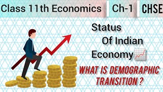 What is Demographic Transition   Class 11 CH 1 Economics economics [upl. by Libna]