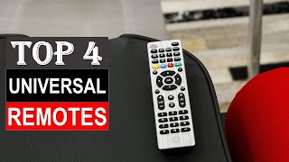 TOP 4 BEST UNIVERSAL REMOTES 2024  Best Universal Remotes for Seniors  REVIEWS [upl. by Rramed]