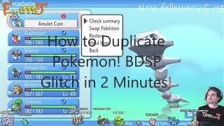 Patched How to BDSP Duplicate Glitch in 2 Minutes [upl. by Hailat]