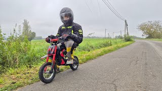 Une vraie Motocross   pour enfant   evercross  vanlife [upl. by Joane]