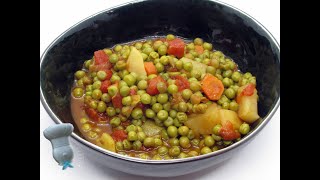 Recette des petits pois carottes pommes de terre à la tomate [upl. by Nivag]