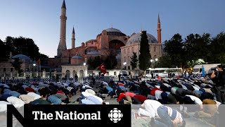 Turkey’s Hagia Sophia turned back into a mosque causing a divide [upl. by Royall]