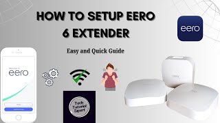 Eero 6 Setup Full tutorial  Eero 6 extender installing and configuration [upl. by Latonia]