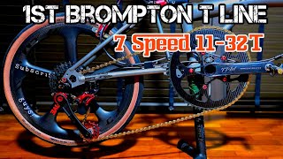 First Brompton T line with 7 speed 1132T [upl. by Perreault793]