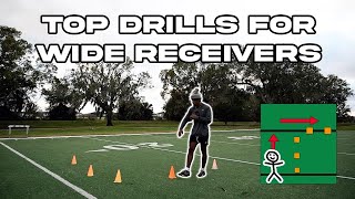 Top Drills for Wide Receivers with 4⭐️ Wide Receiver BREDELL RICHARDSON [upl. by Ateiram510]