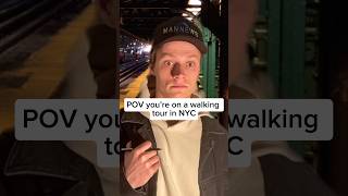 Lifehack For Subway Safety  Man News via madddog89tt nycsubway lifehack humor nyc [upl. by Eiknarf]