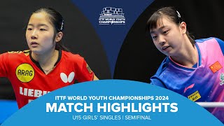 Koharu Itagaki vs Hu Yi  U15 GSSF  ITTF World Youth Championships 2024 [upl. by Haneeja]