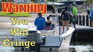 This Is Rough To Watch  Miami Boat Ramps  Black Point Marina [upl. by Yerkovich]