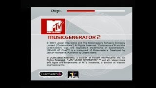 Ps2 Introduction du jeu quotMTV Music Generator 2quot de Codemasters 2001 [upl. by Eahcim]