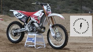 Testing RV2s Red Bull Straight Rhythm YZ250 [upl. by Esialb]