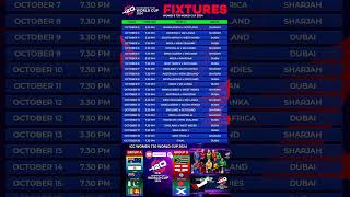 ICC Womens T20 World Cup 2024 Schedule Womens T20 World Cup 2024 Fixtures Date Time amp Venues [upl. by Ivon]