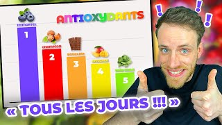 TOP 10 des aliments les plus riches en ANTIOXYDANTS [upl. by Cole552]