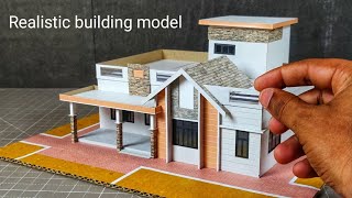 Architecture MODEL MAKING  SMALL BUILDING DESIGN [upl. by Toscano]