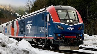 First Run Amtrak ALC42 Siemens Charger Locomotive 302 [upl. by Clymer590]