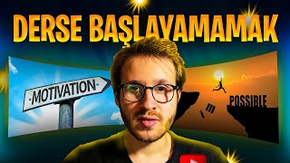 Derse Başlayamamanın Sebebi  Program Nasıl Oluşturulur DGS  YKS [upl. by Nahshunn]