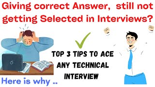 3 Tips to clear any technical Interview  Service or product Based for fresher and Experienced 🤯 [upl. by Salazar998]