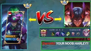 FINALLY I MET A WORTHY DYRROTH ENEMY🔥 WHO IS THE BEST MLBB [upl. by Florio219]