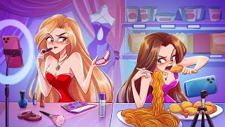 Sisters at War Beauty Vlogger vs Mukbanger [upl. by Ladiv]