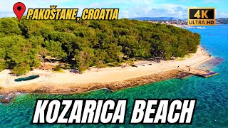 KOZARICA BEACH  PAKOŠTANE CROATIA 4K [upl. by Sanson]