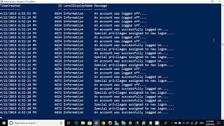 Powershell بالعربي  event logs using PowerShell part 2In Arabic [upl. by Gamber]