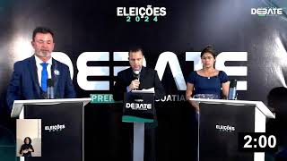 1º DEBATE PREFEITO ITACOATIARAAM [upl. by Akemot]