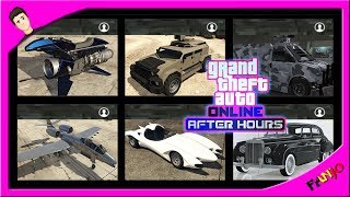 ✅PRIX FUTURS VÉHICULES CACHÉS DLC quotAFTER HOURS NUITS BLANCHES et MARCHÉ NOIRquot GTA 5 Online [upl. by Nilrak]