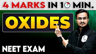 Periodic Table  Oxides  4 Marks in 10 Minutes For NEET Exam [upl. by Gathard]