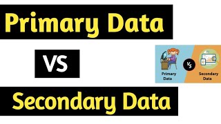 Difference Between Primary Data AND Secondary Data In Hindi  technodilkash [upl. by Rubin]