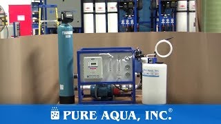 Commercial Seawater RO Device Nigeria 700 GPD  wwwPureAquacom [upl. by Nospmoht]