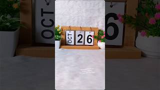 Wooden calendar aesthetic nordic aestheticvideo aestheticdecor woodencalendar [upl. by Ahsinuq]