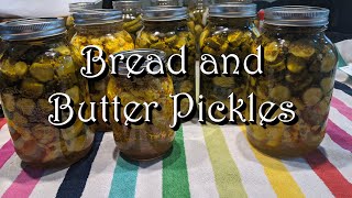 Bread and Butter Pickles [upl. by Zulch774]