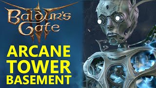 Baldurs Gate 3 Arcane Tower Basement  How to Hack Bernard amp Enter Secret Basement [upl. by Healion]