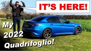 First drive in my new Alfa Romeo Giulia Quadrifoglio [upl. by Ntisuj]