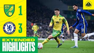 EXTENDED HIGHLIGHTS  Norwich City 13 Chelsea [upl. by Chemash304]