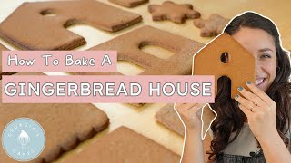 Gingerbread House Part 1  How To Bake Your Gingerbread Cookies  Georgias Cakes [upl. by Snej780]