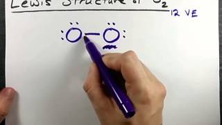 Lewis Structure of O2 [upl. by Bittencourt]