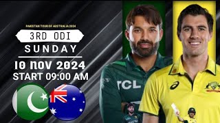 PAK🆚AUS  3rd ODI AUS vs PAK 2024🤯🏏 100 Percent Toss amp match winner hai 😱👍cricket match [upl. by Yroc]