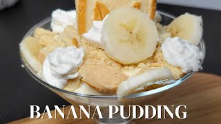 Banana Pudding Recipe  Mini banana pudding Cups [upl. by Anaitsirhc]